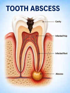 What is tooth abscess
