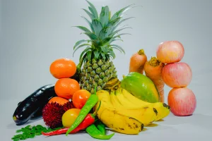 Fruits and Vegetables Light Colored